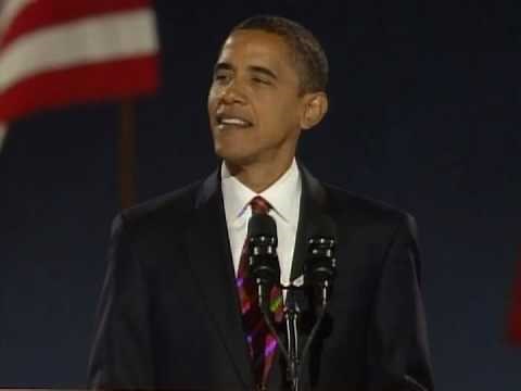 Obama says 'change has come' in victory speech