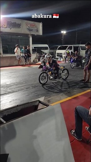 team drag bike "ABAKURA" asal INDONESIA seting motornya di 🇹🇭 #thailand #fyp #ngothailand #abakura