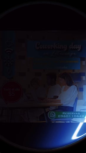 🌟 ¡Te invitamos a nuestro COWORKING DAY! 🌟 Ven y vive la experiencia de trabajar en un espacio moderno, cómodo y pensado para impulsar tu productividad. Durante este día podrás acceder a todas nuestras áreas: ✔️ Espacios flexibles ✔️ Escritorios fijos 💼 Ideal para emprendedores, freelancers y equipos. 📅 Fecha: lunes 1 y martes 2 de diciembre 2025 📍 Lugar: K-work Coworking Latacunga ⏱️ Horario: 8:00 am a 17:00 pm 💲 Costo especial: solo $5 por todo el día ✨ Aprovecha esta oportunidad y reser