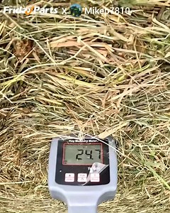 Dry on the outside doesn’t mean safe inside. Trapped moisture can spoil your hay fast. Use this portable meter for instant, reliable readings in the field. Simple to use and built to last. Know before you stack. 👉https://www.fridayparts.com/portable-hay-moisture-meter-tk100h-for-cereal-straw-forage-grass-alfalfa-leymus-range-0-80 | FridayParts