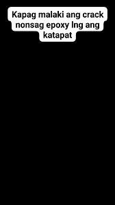 2.3K reactions · 370 shares | Kapag malaki ang crack ng concrete na walling nonsag epoxy lng ang katapat❤️ #BuhayPintor #paintingtips #everyone #followers #highlights #painting #constructionworker #ContentMonetization | Lhumer John Varona | Facebook