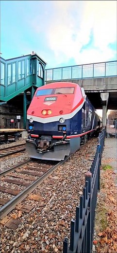 Amtrak 9700 On The Point Of Ethan Allen Express #291 @ Poughkeepsie, NY