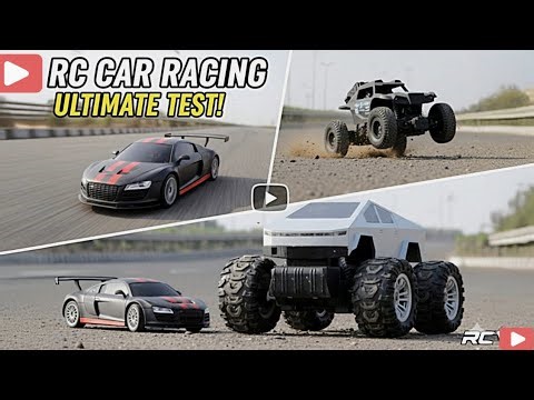 Three (Remote Control) Car | Highway racing test!