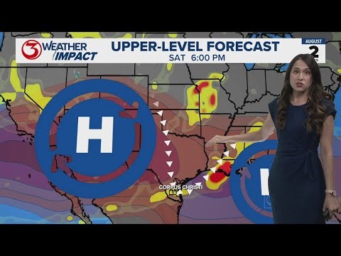 Lingering rain chances ahead of toasty temps