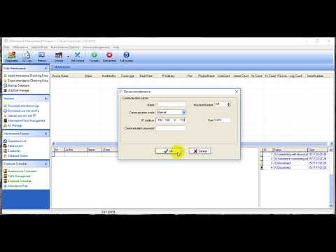 how to upload User to Device ZKTeco time attendance.