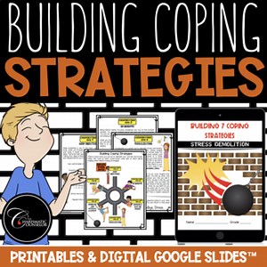 Coping Strategies Lessons / Managing Stress / Digital Google Slides™