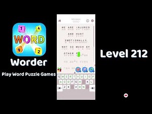 Worder Logic Word Search Level 212 Walkthrough 🧩 | Go Answer 🎮