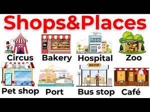Learn Common English Words for Shops& Places | Vocabulary for Daily Life