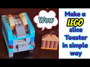 LEGO Toaster- How to build Instructions