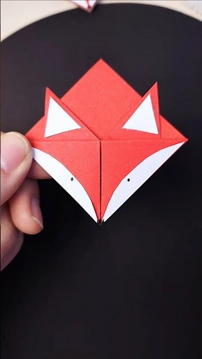 Fox Bookmark Origami#homemadepapercraft #shorts #diy