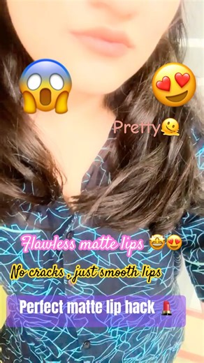 💋 How to Apply Matte Lipstick Flawlessly! | No Cracks, No Dry Lips 💄#lipstick #shortsfeed