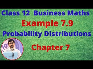 TN 12th Business Maths Example 7.9 Probability Distributions Chapter 7 AlexMaths