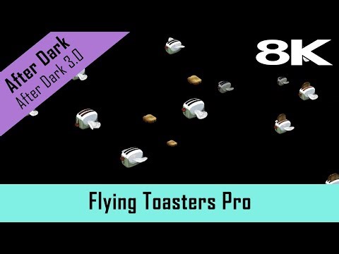 After Dark Screensaver - Flying Toasters Pro 1994 (8K)