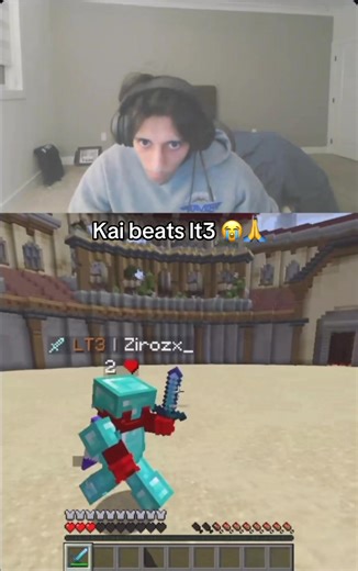 Don’t let him play UHC #minecraft #smp #bedrock #survival #minecraftserver