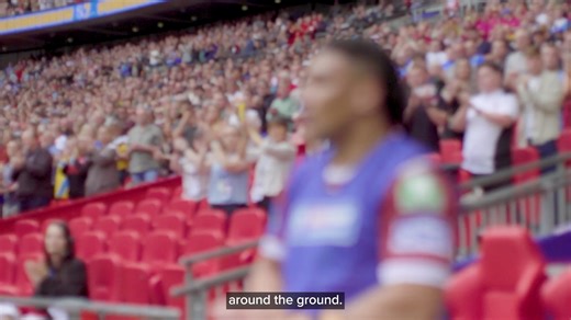 💙 On Saturday, Rugby League paid tribute to Rob Burrow CBE at Wembley | Challenge Cup