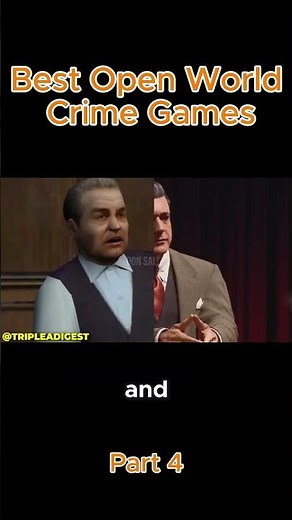 The TOP Open-World Crime Games You Need to Play Now Part 4 #Shorts