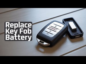 GMC Key Fob DIY Battery Replacement