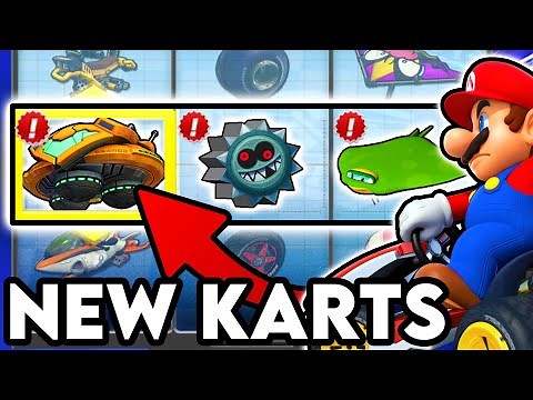 Giving Mario Kart 8 Deluxe 50 NEW Kart Parts!