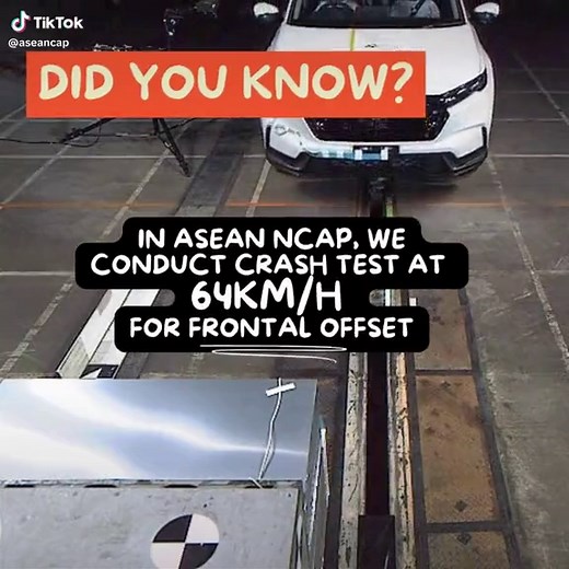 Unveiling the truth: ASEAN NCAP’s rigorous crash test reveal safety standards at 64km/h for frontal offset and 50km/h for side impact #ASEANNCAP #SaferCarsForASEAN #VehicleSafety #CrashTest #RoadSafety #SafeCars #CarSafety #SaferRoads #ASEANRegion #beyondsafercar