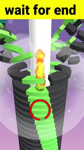 Stack Ball Level 62 😎😨 #shorts #gaming #gameplay #games