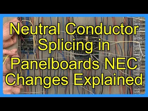 Neutral Conductor Splicing in Panelboards NEC Changes Explained