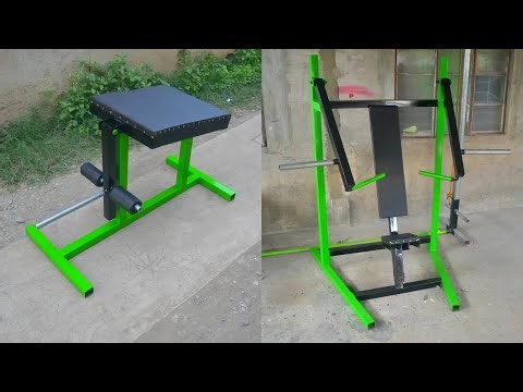 How to make Leg extension and chess press machine