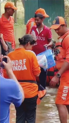 NDRF hero cares for rescued infant during Sri Lanka flood relief operations 🇮🇳❤️