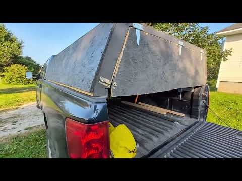 DIY Wood Truck Cap Camper Shell | Nissan Titan 7.25ft bed