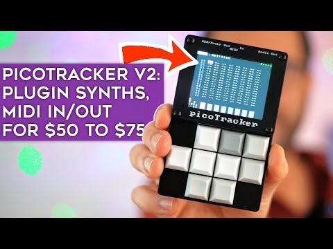 picoTracker v2 - sampler, plugin synths and MIDI tracker / sequencer - walktrough and tutorial!