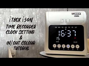 iTBOX i50N Clock Settings & In Out Color Tutorial