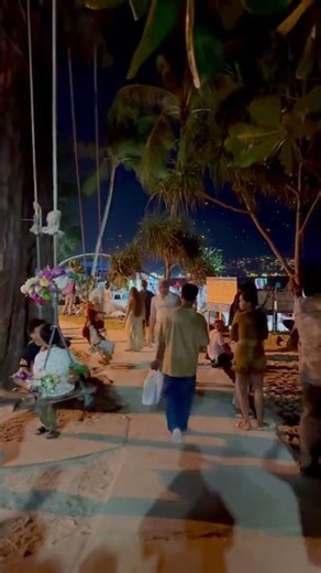 New Year in Thailand 🇹🇭 | Kids on Giant Palm Swings in Phuket