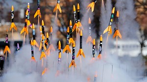 Girls in STEM launch rockets at Cincinnati Museum Center