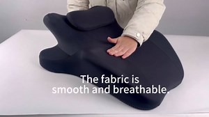 Sweet Spot Pillow,27° Ergonomic Contoured Lounger Cushion for Back,Chiro Monk Pillows for Couples,Multi-Functional Comfort Pillow,Lumbar and Body Support(Black)