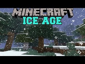 Minecraft : ICE AGE MOD (HARDER SURVIVAL, FREEZE TO DEATH!) FrostCraft Mod Showcase