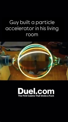 @science_explanation.14 on Instagram: "Guy built a particle accelerator in his living room. #science #sciencefacts #physics #experiment #explore #facts #reels"