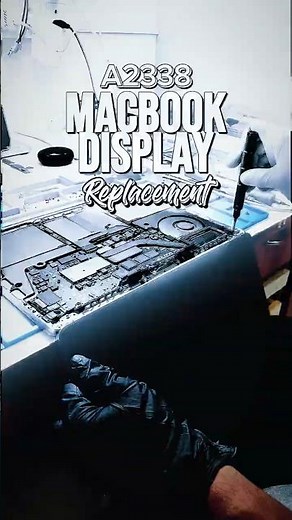 Watch This MacBook Get a Perfect Display Install #macbook #shorts #applon #kochi #service #display