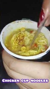 Chicken cup noodles 🍜 || By Be creative Food || #food #cookingrecipes