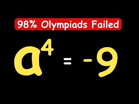 GERMANY OLYMPIADS || How to SOLVE for a? #maths