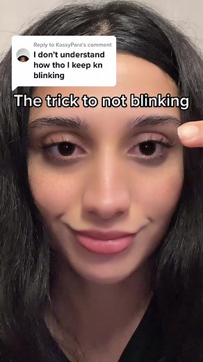 The Trick to Not Blinking Challenge Explained
