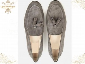 Handmade Grey Suede Boots, Men's Oxford Decent Leather Boots - Etsy