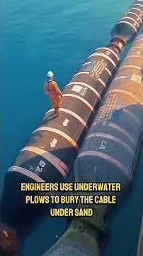 How Underwater Cables Keep the Internet Alive 🌊💡#InventionLab #technologyfacts #shortvideo