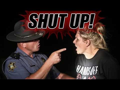 Coward Trooper Loses His SH*T Over a Broken HEADLIGHT!