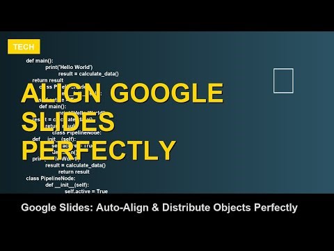 Google Slides: Auto-Align & Distribute Objects Perfectly