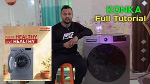 1K views · 23 reactions | KONKA Washing Machine Full Tutorial | KONKA KG100-12B13 || Bangla Tutorial | কনকা ওয়াশিং মেশিন রিভিউ | Arif S Vlogs | Facebook