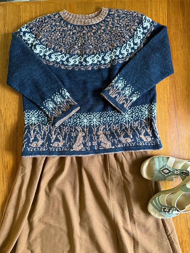 KNITTING PATTERN/ Bunny Wishes Sweater/ Pullover/ Adult/ Bunnies/ Rabbits/ Dandelions/ Unisex - Etsy