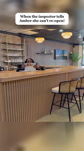 When the inspector tells Amber she can’t re-open! | amber