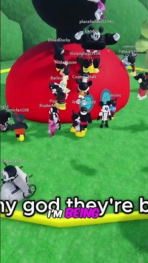 5000 Mickey Raid Crashes Roblox! Chaos Ensues #shorts