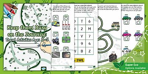 Keep Them Busy on the Journey: Travel Activities Ages 3–5
