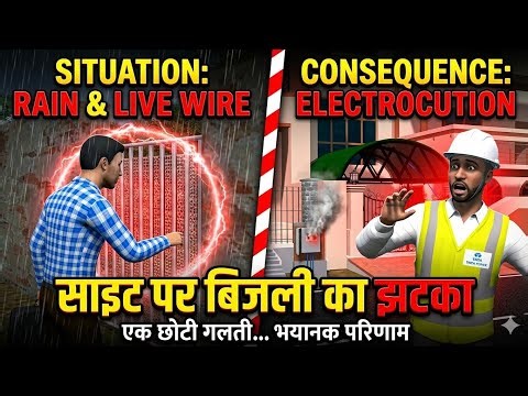 Animated Safety Training Video | Electrocution at Work site | Safety Animation