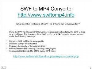 SWF to MP4 Converter